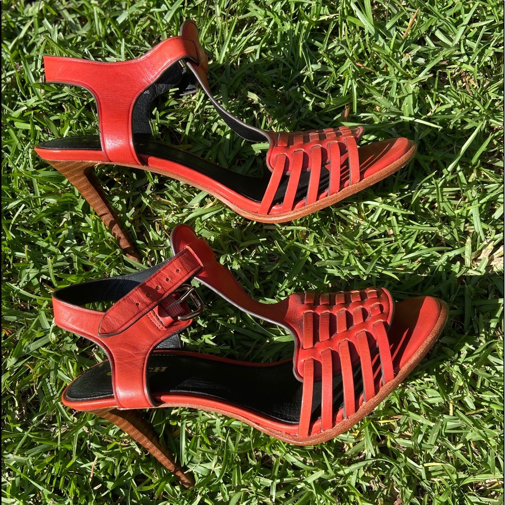 COACH New York Izzy Red Heels